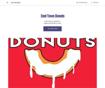 Easttowndonuts.com(East Town Donuts) Screenshot