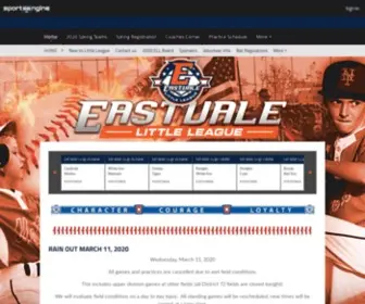 Eastvalelittleleague.com(Eastvale Little League) Screenshot