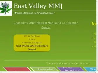 Eastvalleymmj.com(MMJ Card Chandler AZ) Screenshot