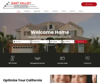 Eastvalleypropertymanagement.com(Loma Linda) Screenshot