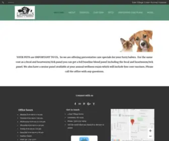 Eastvillagevet.com(EAST VILLAGE GREEN ANIMAL HOSPITAL) Screenshot