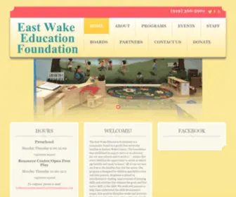 Eastwakeeducationfoundation.org(East Wake Education Foundation) Screenshot