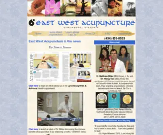 Eastwestacupuncture.net(Lynchburg Acupuncturist East West Acupuncture Lynchburg Virginia) Screenshot