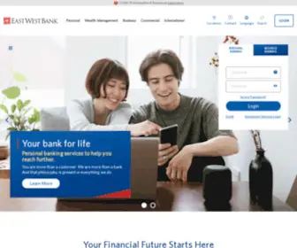 Eastwestbank.com(East West Bank) Screenshot