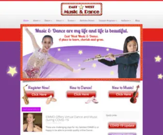 Eastwestmusicanddance.com(East West Music and Dance) Screenshot