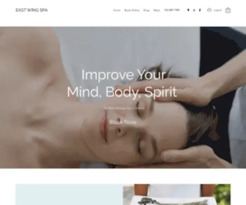 Eastwingspa.com(Massage Therapy) Screenshot