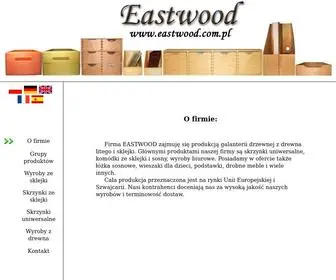 Eastwood.com.pl(Skrzynki, wieszaki, opakowania, akcesoria biurowe, galanteria drzewna) Screenshot