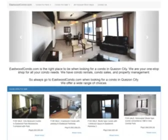 Eastwoodcondo.com(Condo For Rent) Screenshot