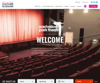 Eastwoodparktheatre.co.uk(East Renfrewshire Culture & Leisure) Screenshot