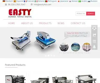 Eastyltd.com(Digital Heat Press Transfer Machines) Screenshot