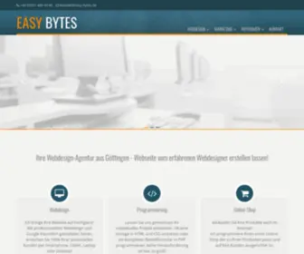 Easy-Bytes.de(Webdesign Agentur in Göttingen) Screenshot