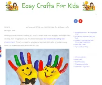 Easy-Crafts-For-Kids.com(Easy Crafts For Kids) Screenshot