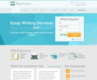 Easy-Essay.org(Easy Essay Writing Services to Use) Screenshot