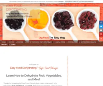 Easy-Food-Dehydrating.com(Easy Food Dehydrating) Screenshot