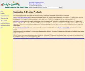 Easy-Garden.com(Easy Garden your best source for raised gardening beds) Screenshot