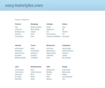 Easy-Hairstyles.com(Hottest Hairstyles) Screenshot