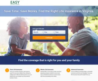 Easy-Insurance-Quotes.com(Free Life Insurance Quotes) Screenshot