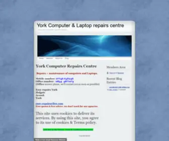 Easy-Repairs.com(Computer repairs & Laptop mending in York) Screenshot