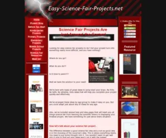 Easy-Science-Fair-Projects.net(Easy science fair projects anyone can do) Screenshot