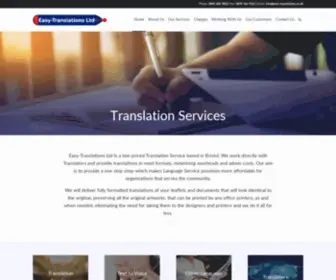 Easy-Translations.co.uk(Translation Company) Screenshot