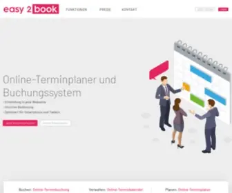 Easy2Book.de(Online-Terminbuchung für Ihre Website mit easy2book) Screenshot