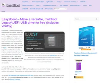 Easy2Boot.com(Multiboot) Screenshot