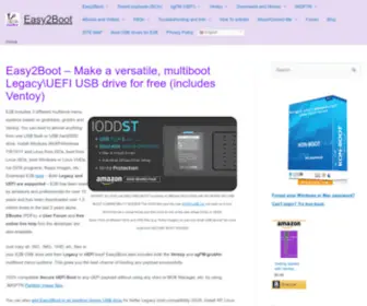 Easy2Boot.xyz(The USB multiboot solution (legacy) Screenshot