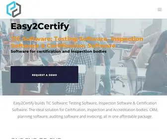 Easy2Certify.com(Testing Software) Screenshot