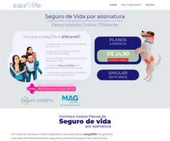 Easy2Life.com.br(Seguro de vida por assinatura) Screenshot