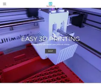 Easy3Dprinting.co.uk(Easy 3D Printing) Screenshot