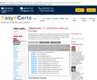 Easy4Certs.com(Ccna) Screenshot