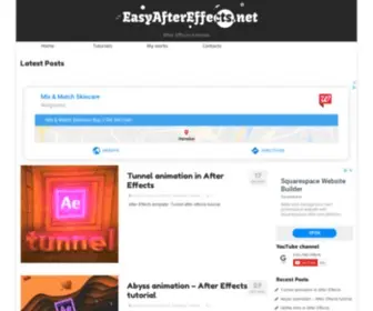 Easyaftereffects.net(Tunnel animation) Screenshot