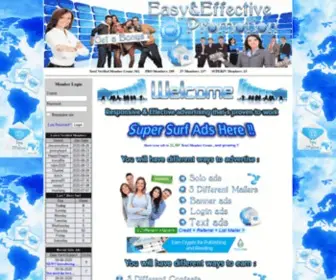 Easyandeffectivepromotion.com(Text Ads and tons of Instant Traffic) Screenshot