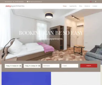 Easyapartments.at(Short stay and holidayapartments in Salzburg) Screenshot