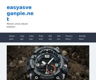 Easyasveganpie.net(Menulis untuk sebuah kebaikan) Screenshot