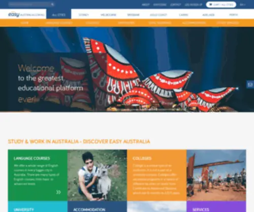 Easyaustralia.com.au(Study and work in Australia) Screenshot