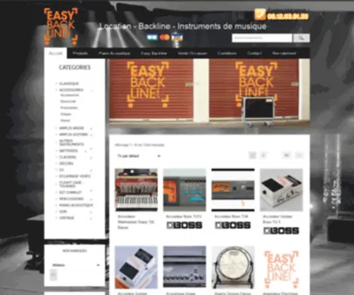 Easybackline.fr(Easy Backline) Screenshot