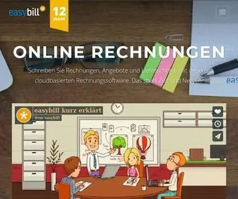 Easybill.de(Online Rechnungssoftware) Screenshot