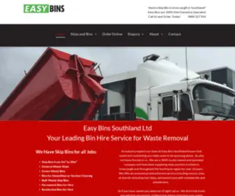 Easybins.co.nz(Easy Bins Southland Ltd) Screenshot