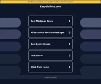 Easybiolinks.com(Easybiolinks) Screenshot