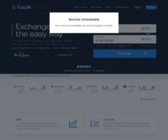 Easybit.com(Cryptocurrency Exchange at the Best Rates) Screenshot