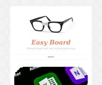 Easyboard.org(Taking things hard and making them easy) Screenshot