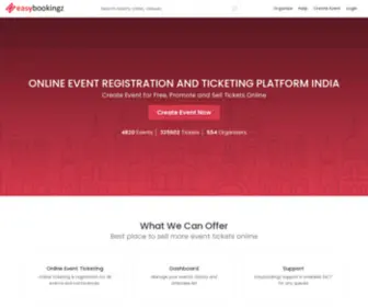 Easybookingz.com(Promote Event and Sell Tickets Online) Screenshot