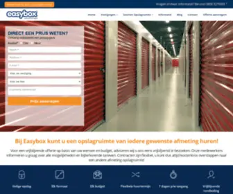 Easybox.nl(Opslagruimte) Screenshot