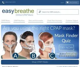 Easybreathe.com(The Online CPAP Supply Store) Screenshot