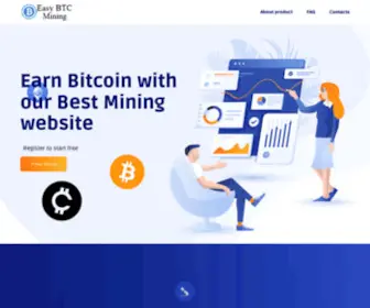 Easybtc-Mining.com(EasyBtc Mining) Screenshot