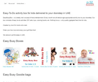 Easybusybox.com(Activity Box in UAE) Screenshot