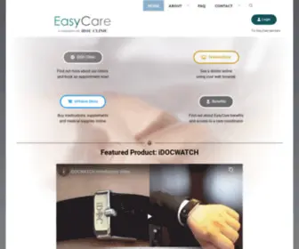 Easycare.com.sg(The future of medicine) Screenshot