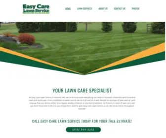 Easycarelawnservice.net(Quality Lawn Care in Southeast MO) Screenshot