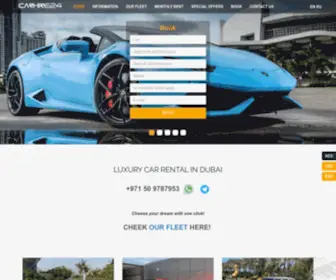 Easycarhire24.com(Sports and luxury car rental in Dubai) Screenshot